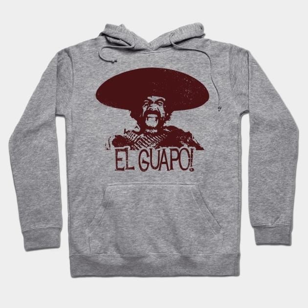 El Guapo! Distressed Hoodie by Black Red Store